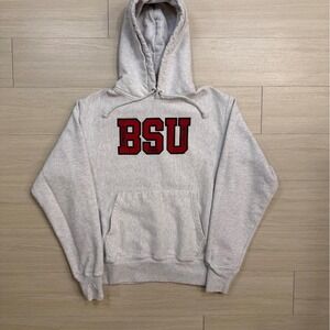 Champion Reverse Weave Bridgewater State University Grey Heavyweight Hoodie
